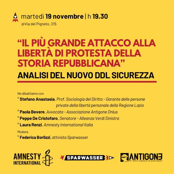 IL PIÙ GRANDE ATTACCO ALLA LIBERTÀ DI PROTESTA DELLA STORIA REPUBBLICANA