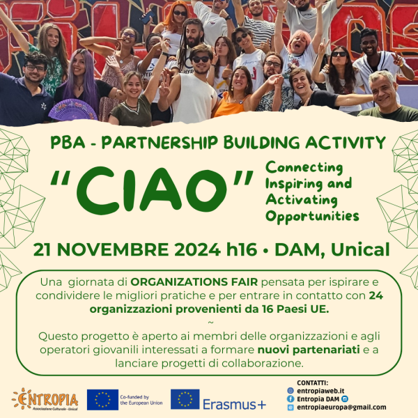 PBA "CIAO" - Invito all'Organizations Fair