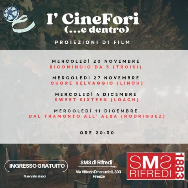 i'CineFori (dentro): nuovo ciclo di film