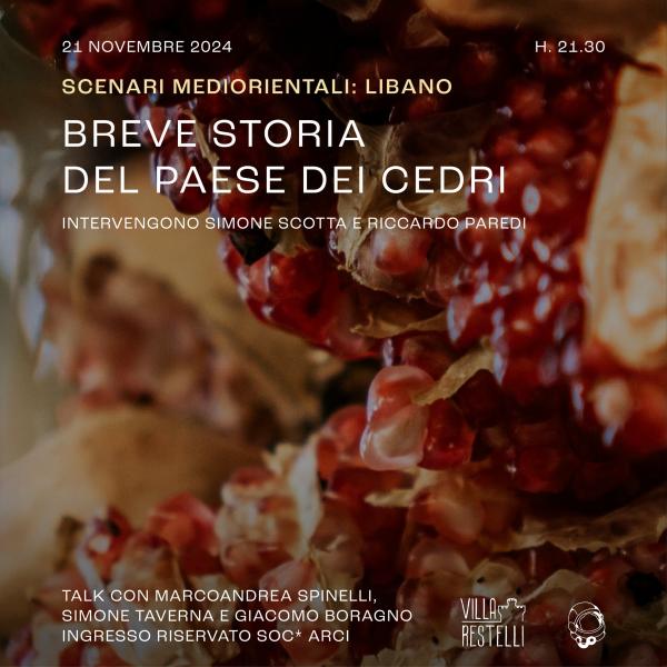 Scenari Mediorientali: Libano 🇱🇧 #1 | Circolo Gagarin & Villa Restelli