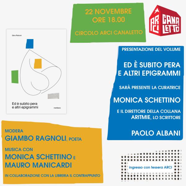 Presentazione del volume: Ed è subito pera e altri epigrammi