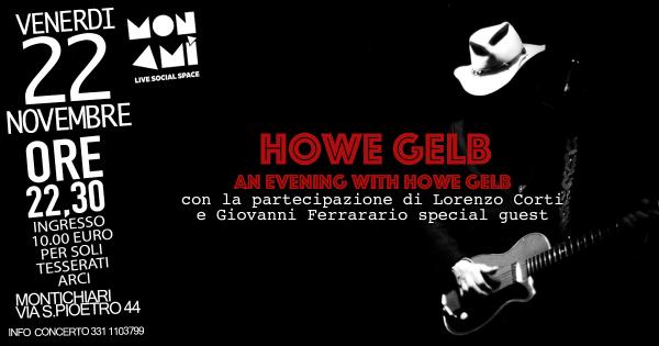 HOWE GELB + guest Lorenzo Corti e Giovanni Ferrario