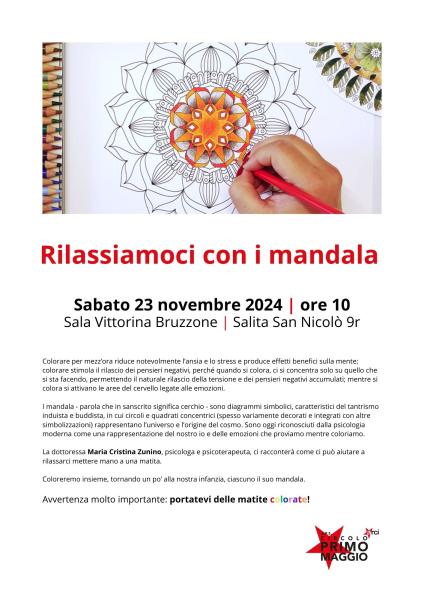 Rilassiamoci con i mandala