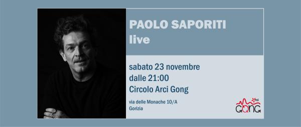 Paolo Saporiti  live @ Circolo Arci Gong