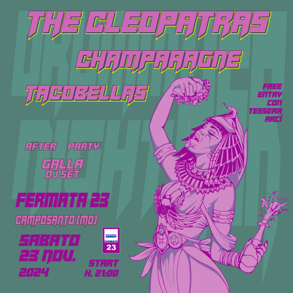 DrummHer Night | THE CLEOPATRAS | CHAMPAAAGNE | TACOBELLAS