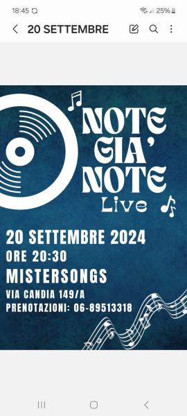 Note già note