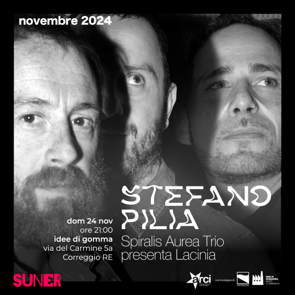 SUNER // Spiralis Aurea trio presenta LACINIA di Stefano Pilia
