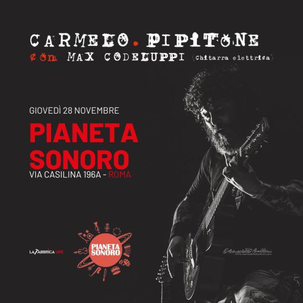 𝐂𝐚𝐫𝐦𝐞𝐥𝐨 𝐏𝐢𝐩𝐢𝐭𝐨𝐧𝐞 (Marta sui Tubi) & Max Codeluppi Live + 𝗣𝗔𝗥𝗢𝗫𝗬𝗦𝗠: Andrea A + Andrea F + COLLIRIØ + DDR dj set + Nikky Vj Set