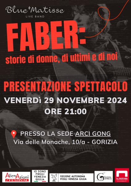 Presentazione del progetto "Faber: storie di donne, di ultimi e di noi"