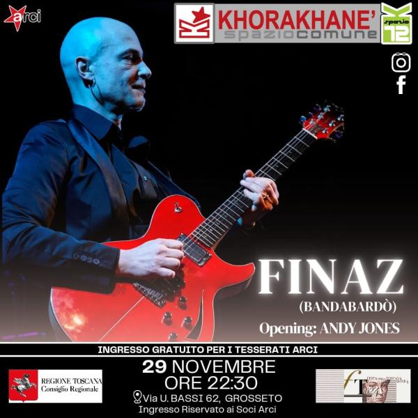 Finaz (Bandabardò) Live - Opening: Andy John Jones