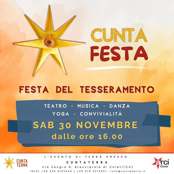 CUNTAFESTA  Festa del tesseramento