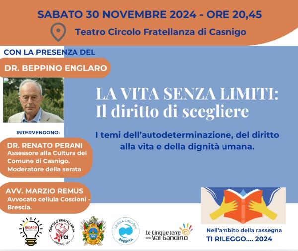 "La vita senza limiti: il diritto di scegliere"