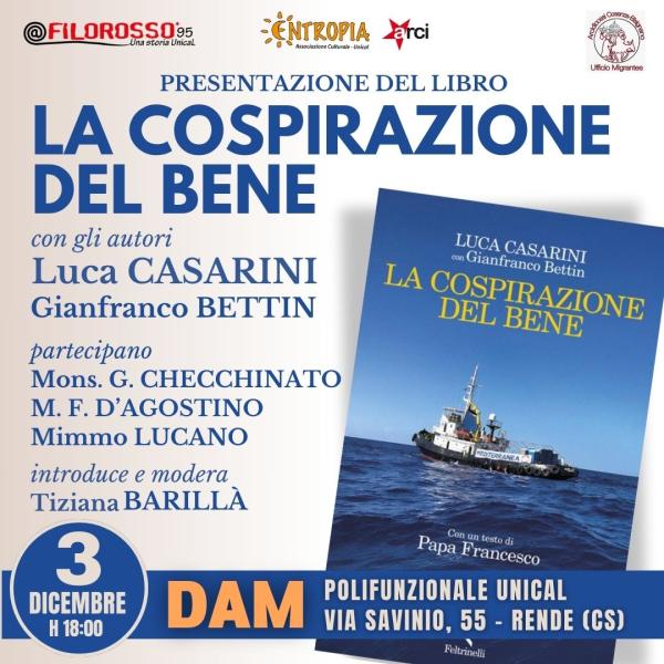 Presentazione del libro "La cospirazione del bene"  di Luca Casarini