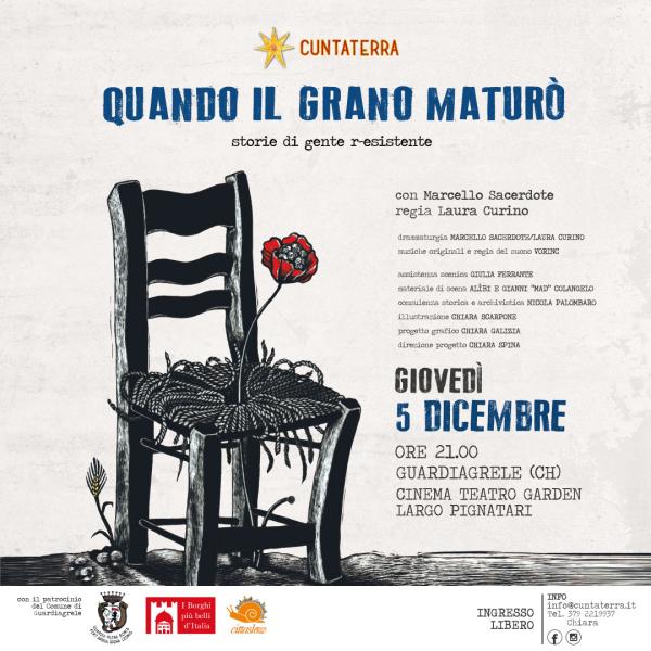 QUANDO IL GRANO MATURÒ  storie di gente r-esistente