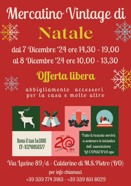 MERCATINO VINTAGE DI NATALE