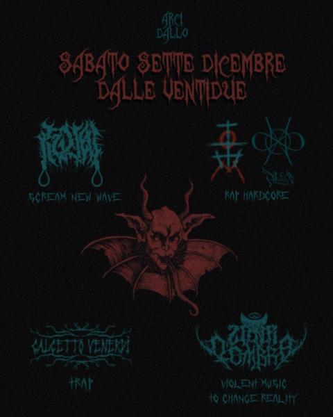 🔥LA ZONA D’OMBRA + KUZKO + TOTEM & DJ ZDO + CALCETTO VENERDÌ LIVE @ Arci Dallò 🔥