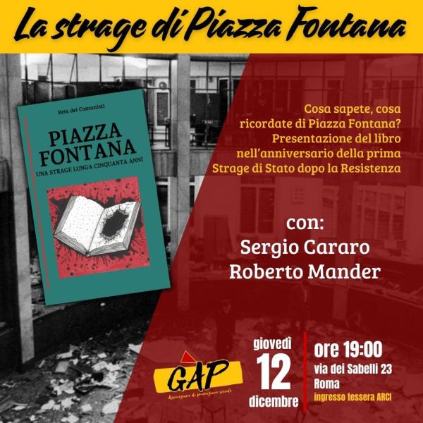 Cosa sapete, cosa ricordate della Strage di Piazza Fontana?