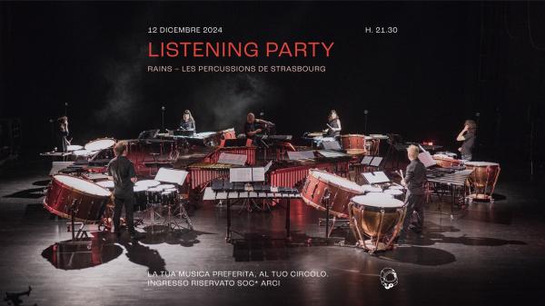 Listening Party: Rains - Les Percussions des Strasbourg | Circolo Gagarin