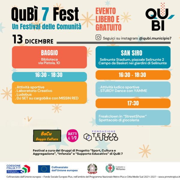 QuBì7Fest - Un Festival delle Comunità