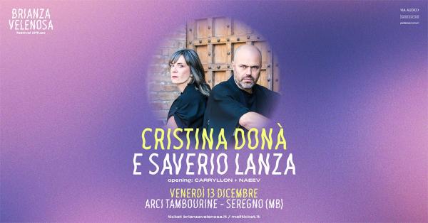 CRISTINA DONÀ E SAVERIO LANZA