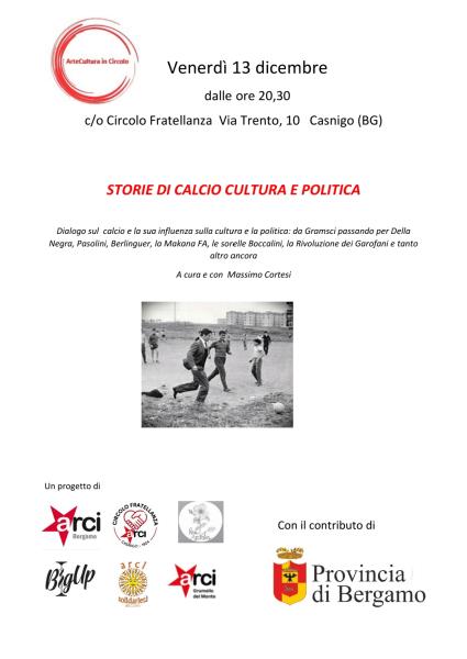 Storie di calcio cultura e politica