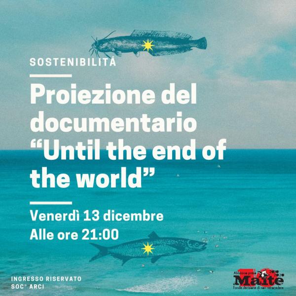 Proiezione  "Under the end of the world"