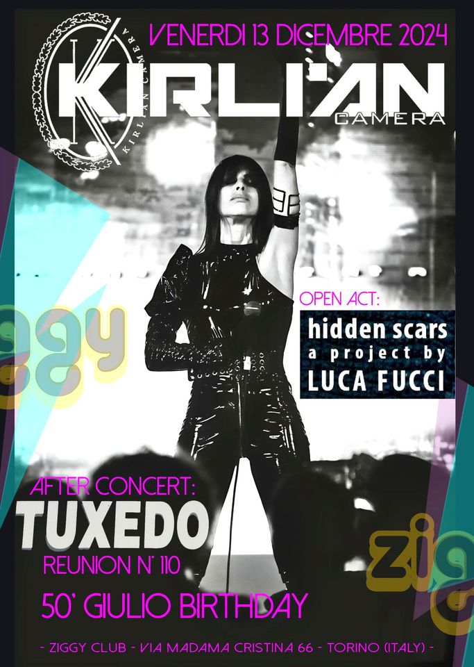 KIRLIAN CAMERA + HIDDEN SCARS + TUXEDO REUNION N 110
