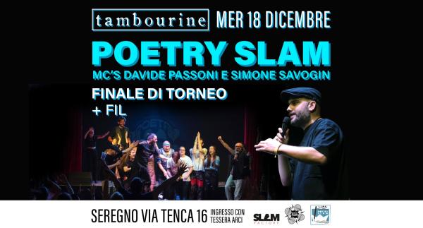 POETRY SLAM • FINALE DI TORNEO