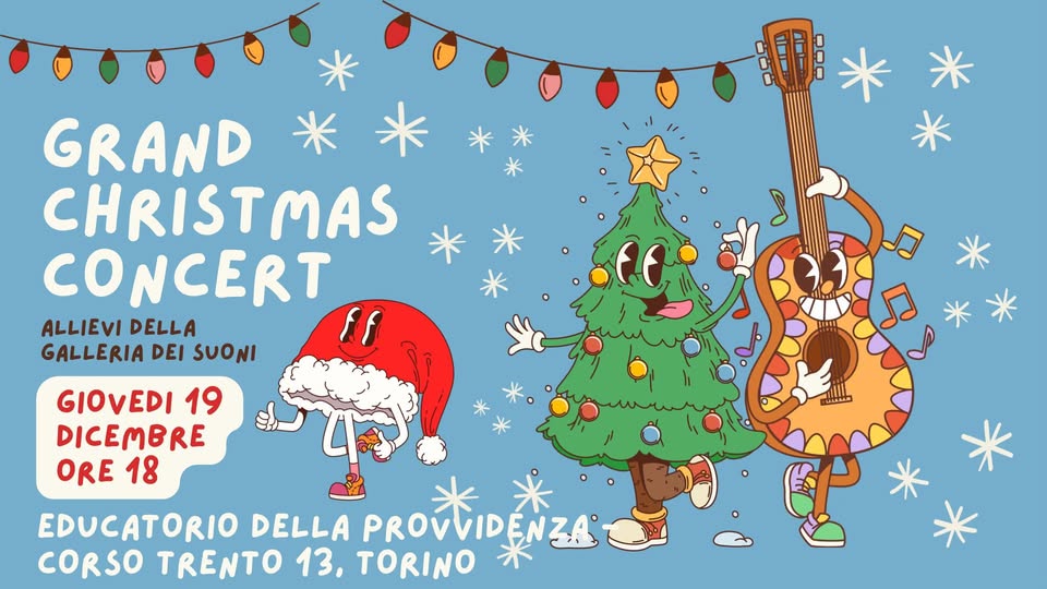 Concerto di Natale di musica classica ed acustica degli allievi della Galleria dei Suoni 2024