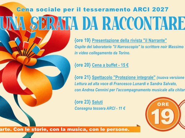 Una serata da raccontare