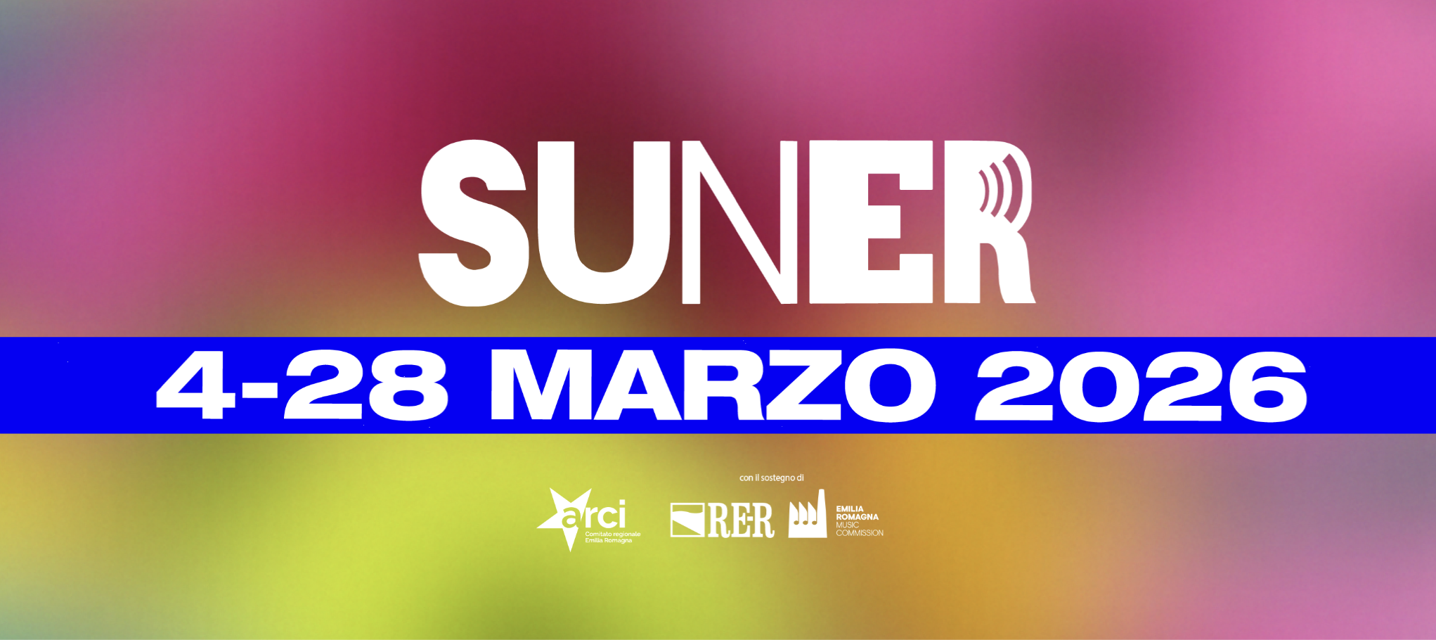 Marzo 2026 nuova edizione di SUNER, il Festival itinerante nei Music Club Arci dell’Emilia-Romagna