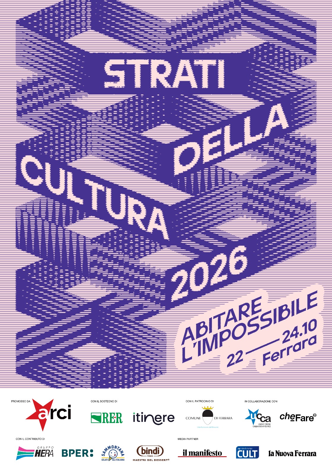 Strati della cultura 2026 - Dal 22 al 24 ottobre a Ferrara