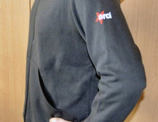 Felpa nera unisex